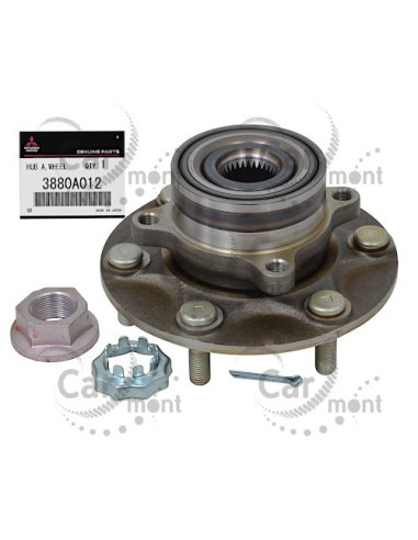 Łożysko z piastą - przód - Mitsubishi Pajero III IV - 3880A012 3880A024 - Oryginał Mitsubishi