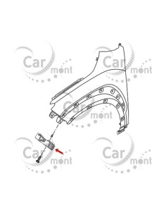 Mocowanie ślizg zderzaka przedniego - lewy - Hyundai KONA OS_ - 86513-J9000 86513J9000 - Korea 2