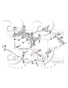 Zestaw do ustawiania zbieżności tył - SantaFe II KIA Sorento II - 55260-2B100 54502-3E500 54501-3E500 2