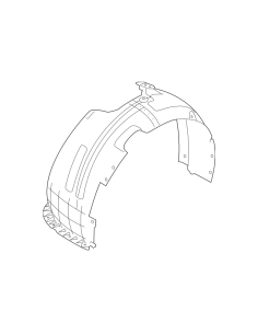 Nadkole przednie lewe - Hyundai Ioniq electric - 86811G2000 86811-G2000