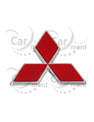 Znaczek Mitsubishi na atrapę / RED - Pajero I / II  L200 - MB619578