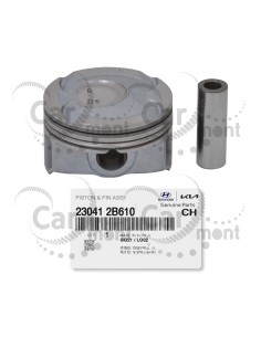 Tłok silnika z sworzniem - Hyundai KIA 1.6 GDi - 23041-2B610 - Oryginał