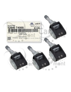 Czujnik ciśnienia opony TPMS (4 szt.) - KIA EV6 - 52940-T4000 - Oryginał