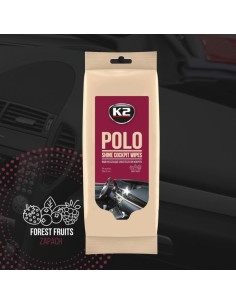 Chusteczki nawilżane do kokpitu i plastików - K2 POLO SHINE WIPES 2