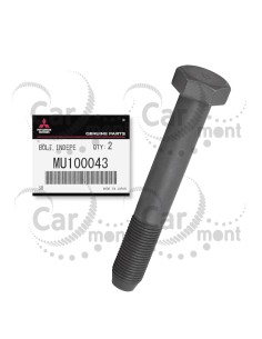 Śruba wahacza tylnego wzdłużnego - Mitsubishi Pajero III - MU100043 - Oryginał
