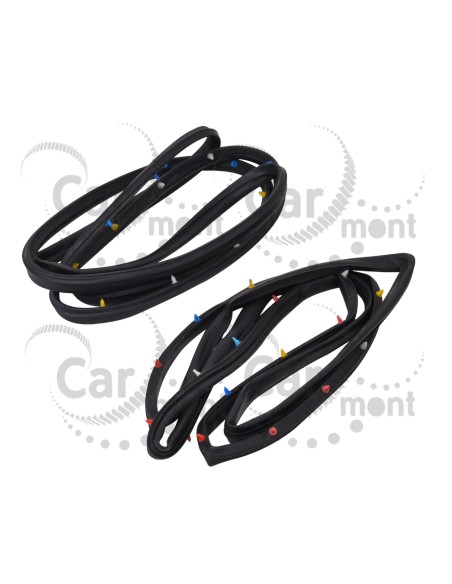 Uszczelka drzwi przednich - komplet prawa i lewa - Suzuki Samurai - 84641-80121 84651-80121