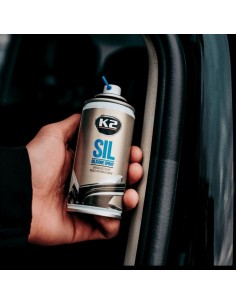 Silikon w sprayu do zabezpieczania uszczelek w samochodzie - K2 SIL - 150 ML 2