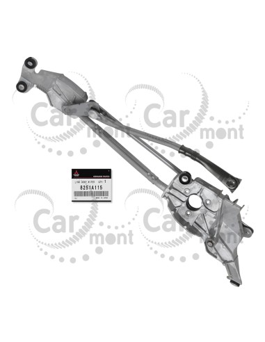 Mechanizm wycieraczek przednich - Mitsubishi ASX - 8251A115 - Oryginał Mitsubishi