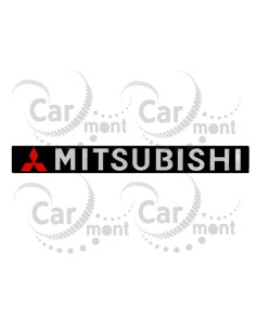 Naklejka Mitsubishi - nakładka klamki tylnej klapy - MR245826