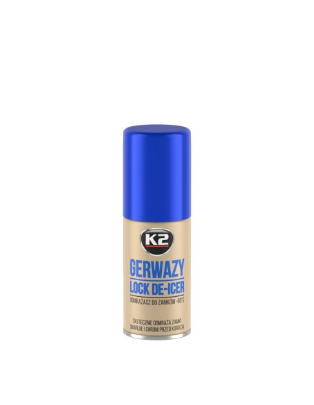 Odmrażacz do zamków zawiasów kłódek i mechanizmów - K2 GERWAZY - 50ml