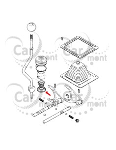 Uszczelniacz dźwigni lewarka reduktora - Suzuki Samurai 1.3 SN413 - 29541-80051 - Oryginał Suzuki 2