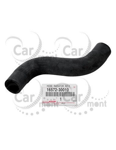Rura chłodnicy dolna (outlet) - Land Cruiser 90 - 16572-30010 - Oryginał Toyota