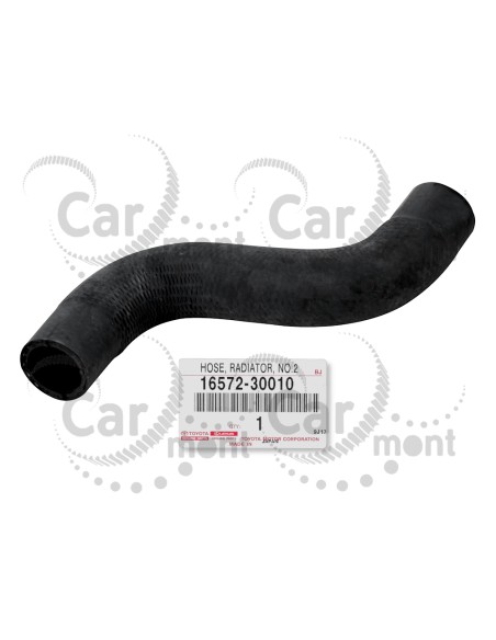 Rura chłodnicy dolna (outlet) - Land Cruiser 90 - 16572-30010 - Oryginał Toyota