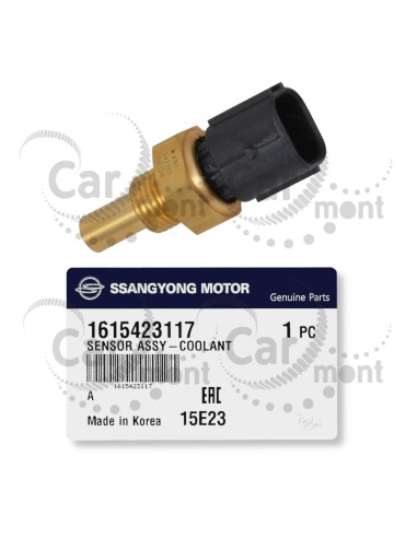 Czujnik temperatury płynu chłodzącego - SsangYong KGM Actyon Korando Rexton Kyron - 1615423117 - Oryginał