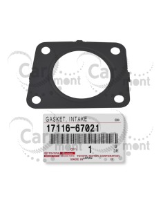 Uszczelka intercoolera - Toyota Land Cruiser 120 3.0 Hilux KUN25/26 3.0 - 17116-67021 - Oryginał Toyota