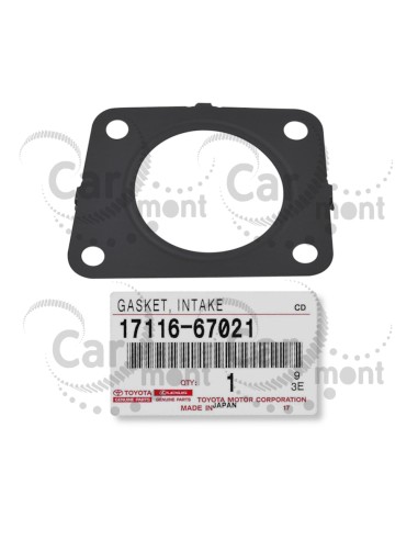 Uszczelka intercoolera - Toyota Land Cruiser 120 3.0 Hilux KUN25/26 3.0 -17116-67021 - Oryginał Toyota
