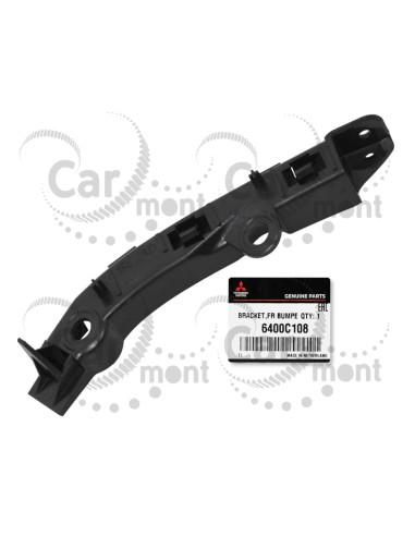 Ślizg wspornik zderzaka przedniego - prawy - Mitsubishi Colt Z3_ - 6400C108 - Oryginał Mitsubishi