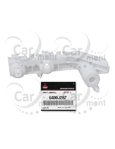 Ślizg łącznik zderzaka przedniego - lewy - Mitsubishi L200 KL1 KL/KK6 - 6400J287 - Oryginał Mitsubishi