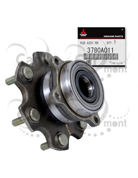 Łożysko z piastą - tył - Mitsubishi Pajero III IV - 3780A011 MR418068 - Oryginał Mitsubishi