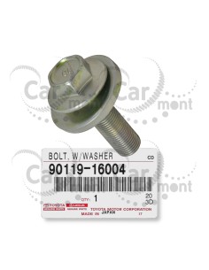 Śruba koła pasowego z podkładką - Toyota Lexus - 90119-16004 9011916004 - Oryginał Toyota