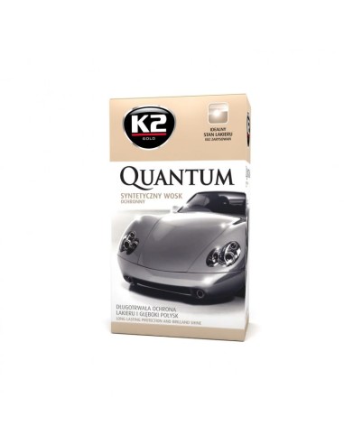 Syntetyczny wosk ochronny do karoserii z mikrofibrą - QUANTUM 140g - K2
