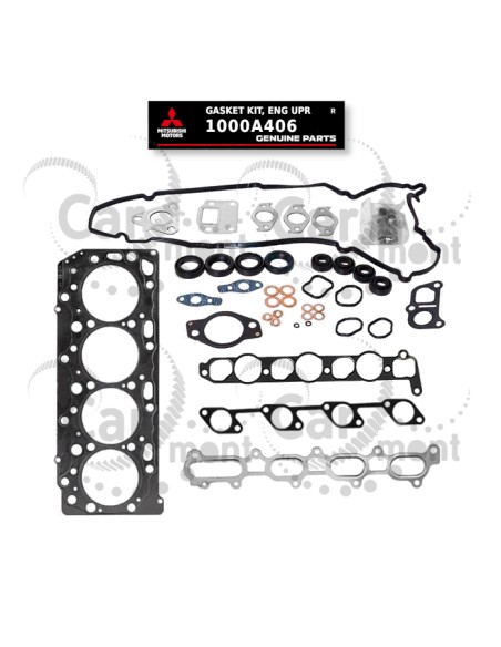 Zestaw uszczelek na górę silnika - Mitsubishi L200 2.5DI-D KB4 - 1000A406 - Oryginał Mitsubishi
