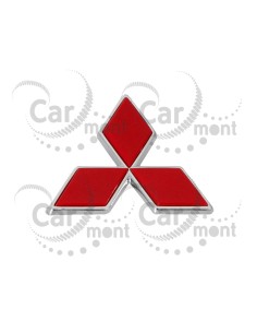 Znaczek Mitsubishi na klapę / RED - Mitsubishi Pajero III L200 Pajero Sport - MR416795