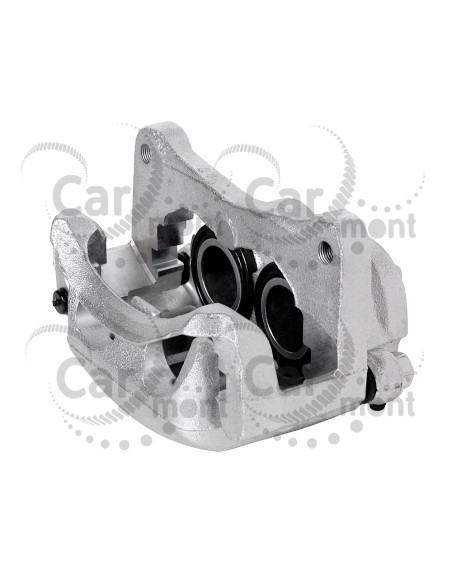 Zacisk hamulcowy przedni lewy (z jarzmem) - Mitsubishi Pajero III IV (V80) - MR407676 MR510537