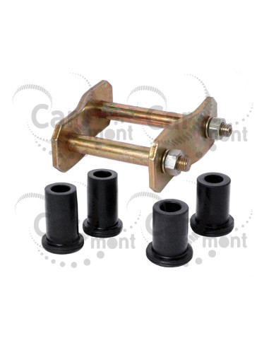 Wieszak + tuleja resora x4 - Mitsubishi Pajero L200 L400 Galloper - MN103209 MN103210 MB584531 MB584530