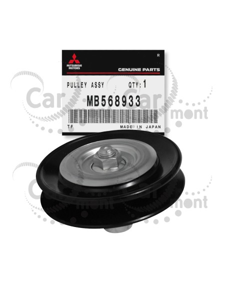 Rolka napinająca pasek klimatyzacji - Mitsubishi Pajero II III  - MB568933 - Oryginał Mitsubishi