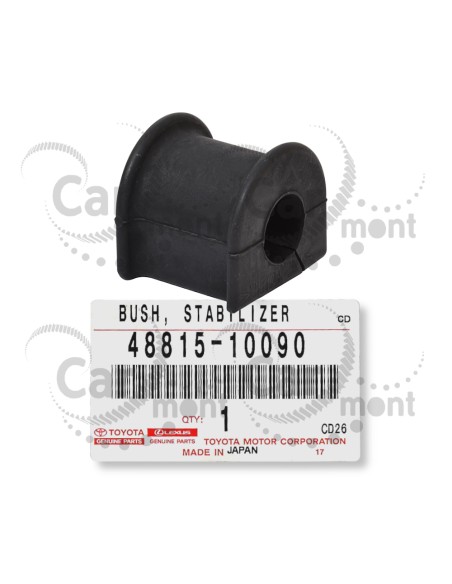 Tuleja guma stabilizatora tylnego - Toyota Land Cruiser Prado 90 120 4-Runner III - 48815-10090 - Oryginał Toyota
