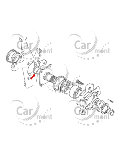 Tuleja zwrotnicy / przegubu - Suzuki Grand Vitara  Jimny Vitara Samurai X90 - 43445-60A01 43445-60A11 - Oryginał Suzuki 2