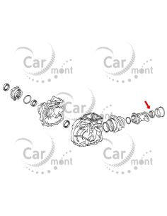 Uszczelniacz reduktora tylny - 38x58x11 - Toyota RAV4 I Hilux Corolla - 90311-38032 9031138032 - Oryginał Toyota 2