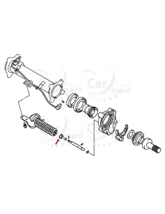 Uszczelka siłownika przedniego mostu - Mitsubishi Pajero III IV L200 - MR377487 - Oryginał Mitsubishi 2