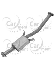 Tłumik wydechowy środkowy - Mitsubishi Pajero I Hyundai Galloper 2.5TD LONG - MB313705 MB313706 HR175204