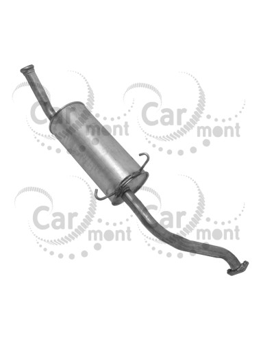 Tłumik wydechowy środkowy - Mitsubishi Pajero I Hyundai Galloper LONG - MB611685 HR175102