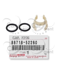 Spinka klips przewodu klimatyzacji - Toyota Corolla E18 Auris II Yaris P13 - 88718-52280 8871852280 - Oryginał Toyota