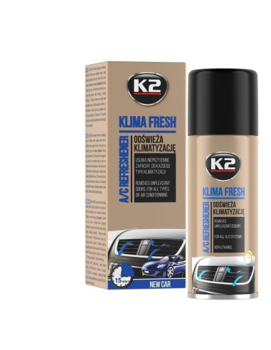 Odświeżacz klimatyzacji -  K2 KLIMA FRESH NEW CAR - 150ml