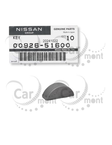 Klin koła pasowego / wału korbowego -  Nissan - 00926-51600 12205-76200 - Oryginał Nissan