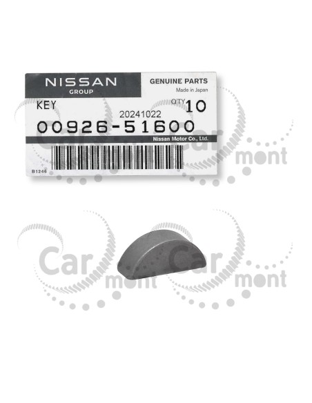 Klin koła pasowego / wału korbowego -  Nissan - 00926-51600 12205-76200 - Oryginał Nissan