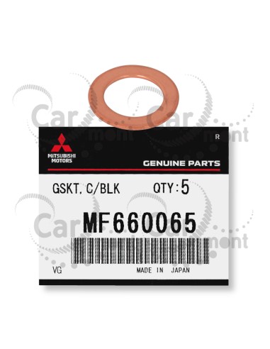 Uszczelka podkładka miedziana D14 - Mitsubishi - MF660065 - Oryginał Mitsubishi