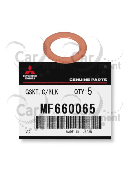 Uszczelka podkładka miedziana D14 - Mitsubishi - MF660065 - Oryginał Mitsubishi