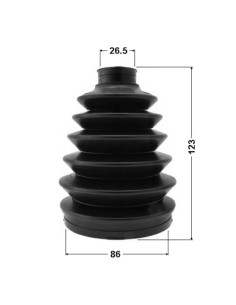 Osłona przegubu zewnętrznego (termoplast) - Mitsubishi Nissan Mazda - 3815A180 MR232240 MR350588 2
