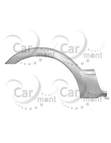 Nakładka na przedni lewy błotnik - silver - Mitsubishi Pajero III 2002-2006 - MN133671HC