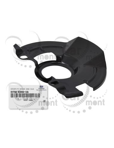 Osłona tarczy hamulcowej przód prawa - Hyundai Getz (TB) - 51756-1C050-DS - Oryginał Hyundai