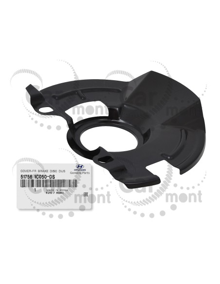 Osłona tarczy hamulcowej przód prawa - Hyundai Getz (TB) - 51756-1C050-DS - Oryginał Hyundai