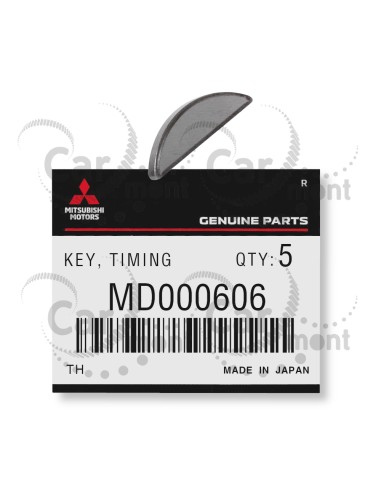 Klin koła pasowego wału korbowego - Mitsubishi Pajero L200 Hyundai Galloper 2.5 TD - MD000606 - Oryginał Mitsubishi