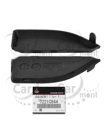 Zaślepka poduszka podłokietnika drzwi przednich - prawa - Mitsubishi Outlander GF / PHEV  - 7221C844 - Oryginał Mitsubishi