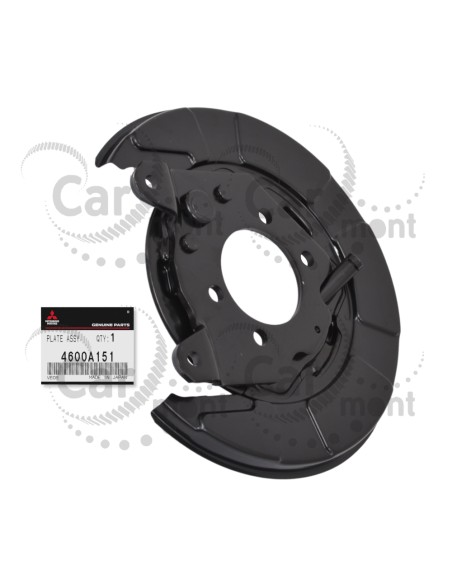 Tarcza kotwiczna tylna lewa - Mitsubishi Lancer CX / CY - 4600A151 - Oryginał Mitsubishi