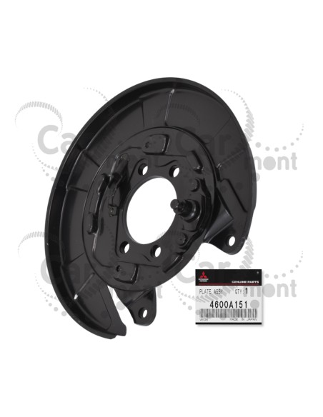 Tarcza kotwiczna tylna lewa - Mitsubishi Lancer CX / CY - 4600A151 - Oryginał Mitsubishi